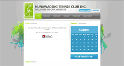Desktop Screenshot of nunawadingtc.com.au